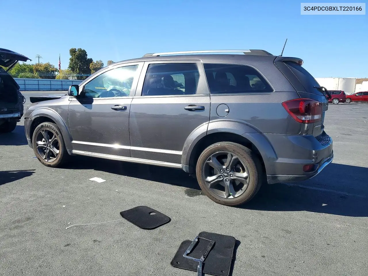 2020 DODGE JOURNEY VIN 3C4PDCGBXLT220166 — фото 2