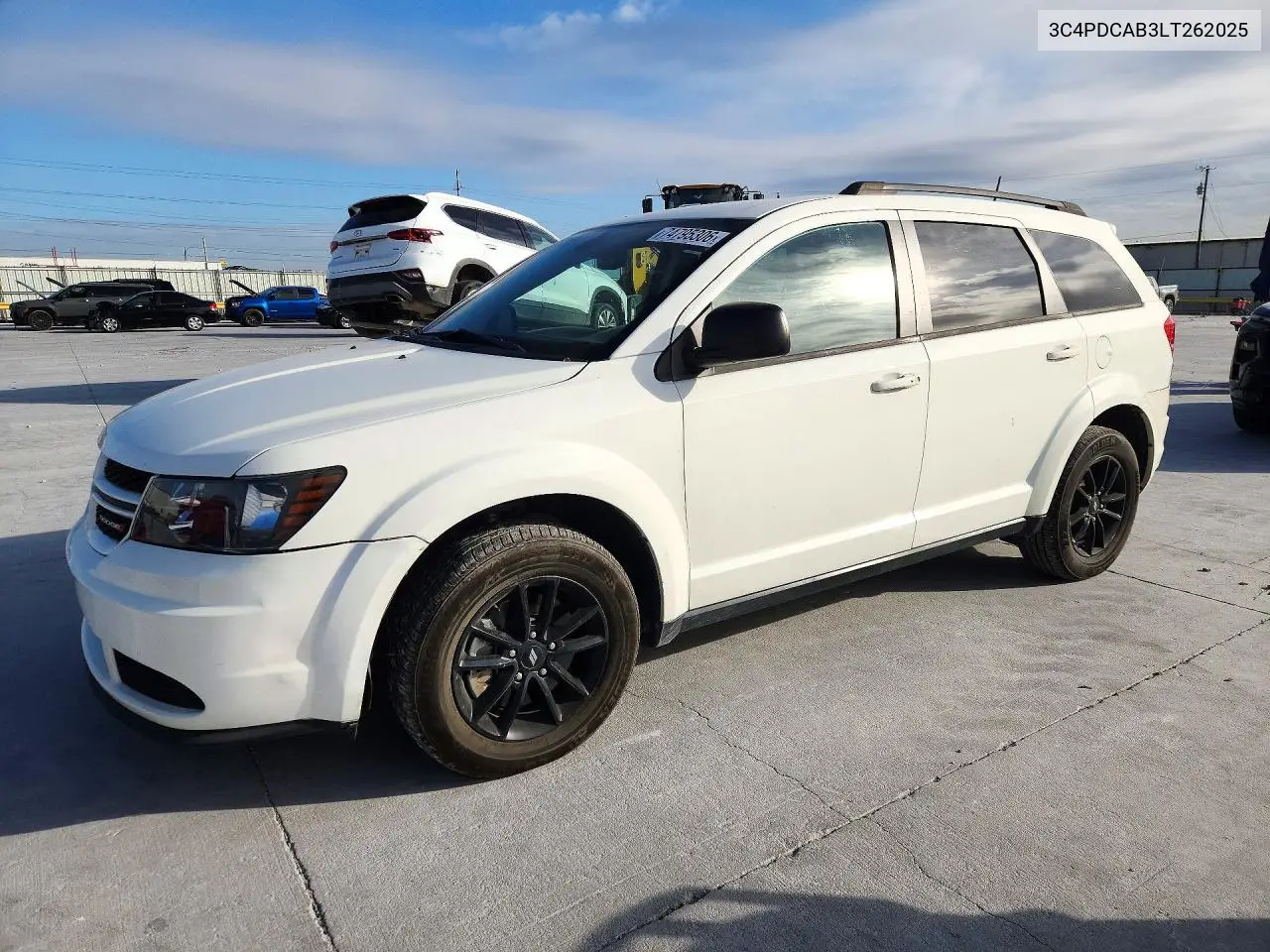DODGE JOURNEY 2020, VIN 3C4PDCAB3LT262025