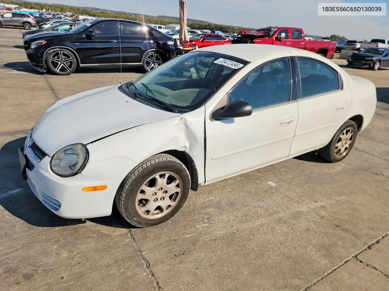 DODGE NEON 2005, VIN 1B3ES56C65D130039
