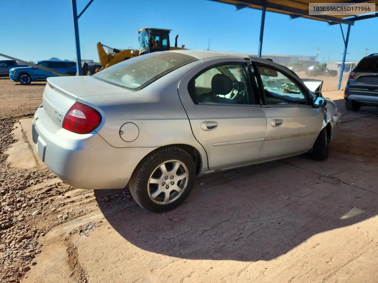 2005 DODGE NEON VIN 1B3ES56C85D171966 — фото 3