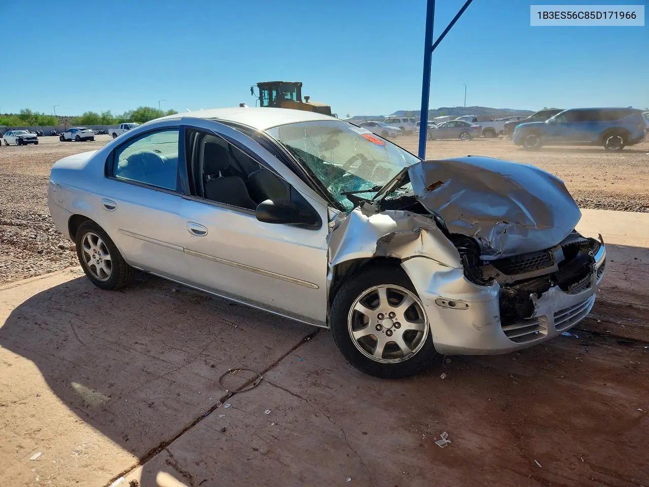 2005 DODGE NEON VIN 1B3ES56C85D171966 — фото 4