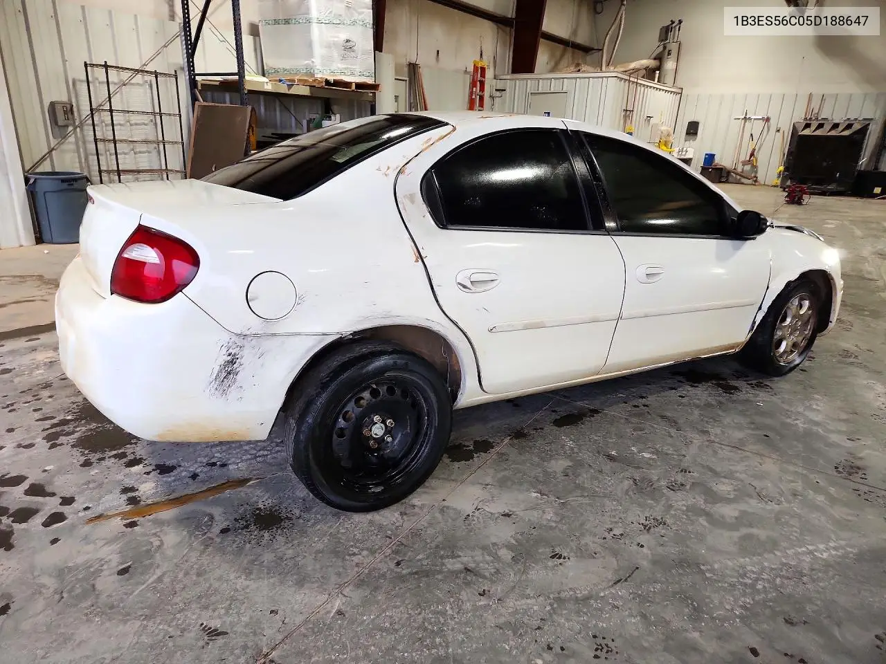 2005 DODGE NEON VIN 1B3ES56C05D188647 — фото 3