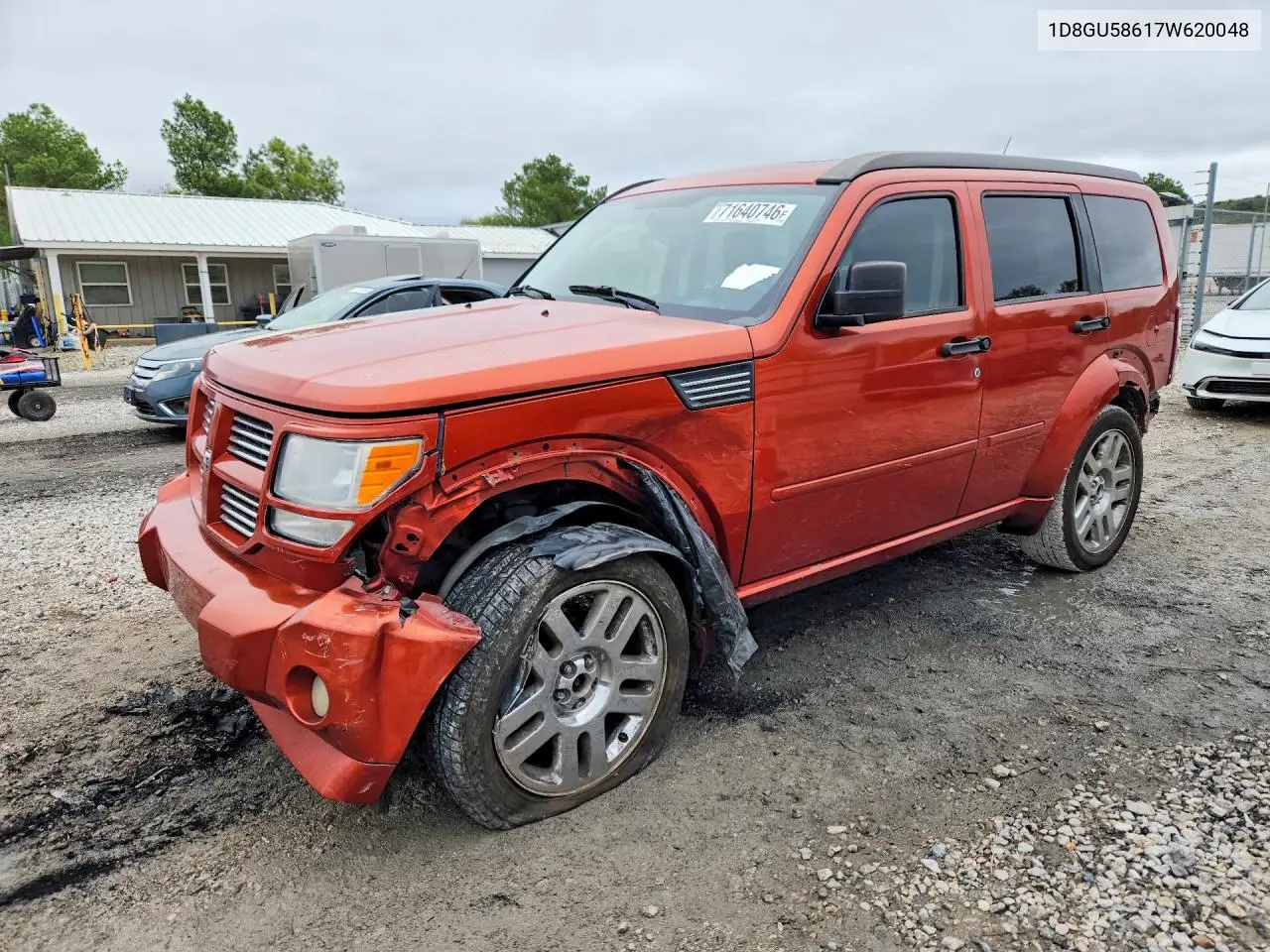 DODGE NITRO 2007, VIN 1D8GU58617W620048