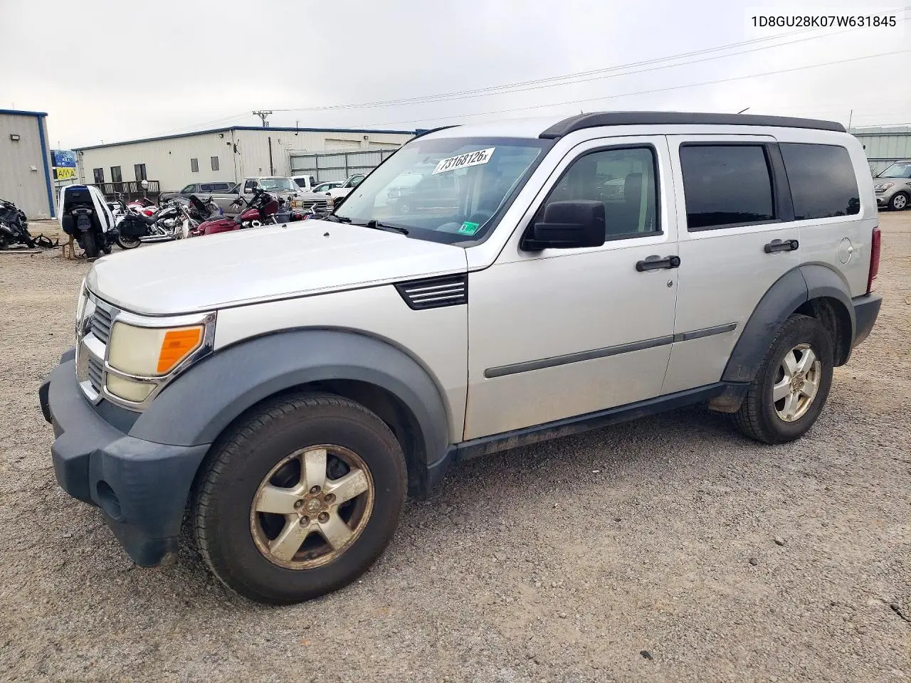 DODGE NITRO 2007, VIN 1D8GU28K07W631845