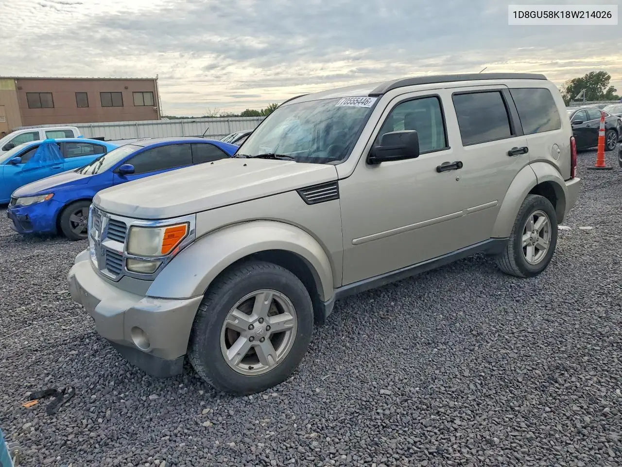DODGE NITRO 2008, VIN 1D8GU58K18W214026