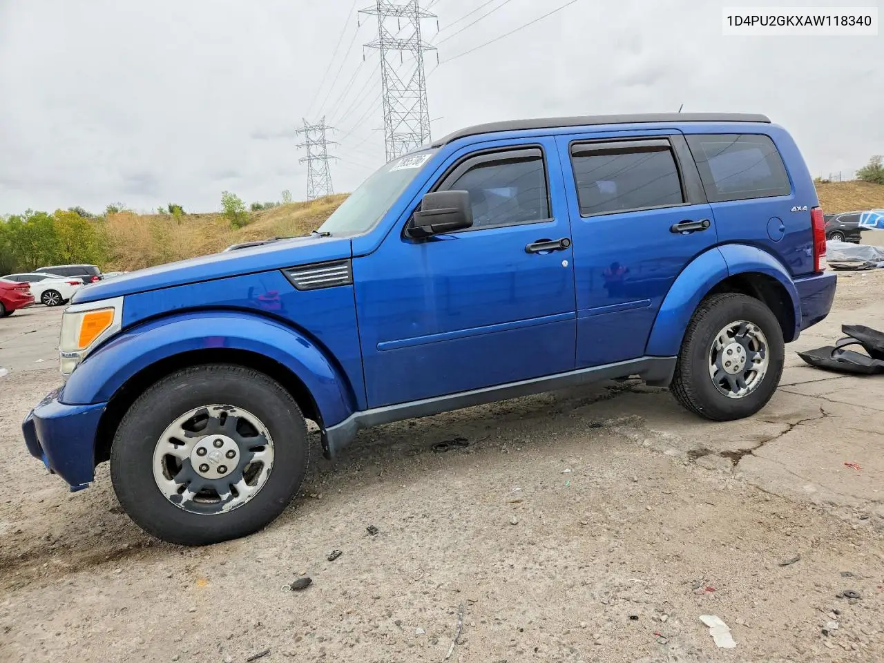 DODGE NITRO 2010, VIN 1D4PU2GKXAW118340