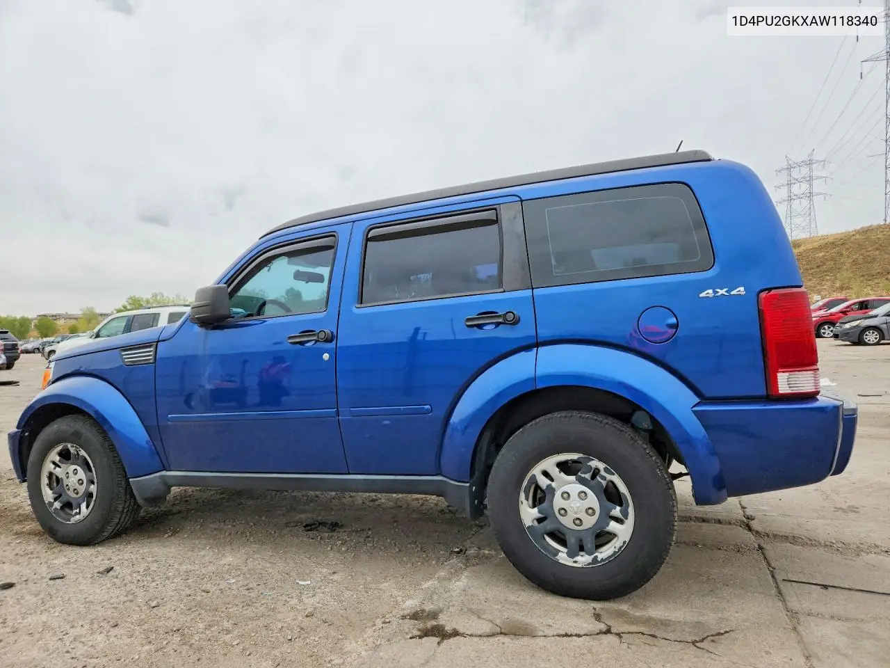 2010 DODGE NITRO VIN 1D4PU2GKXAW118340 — фото 2