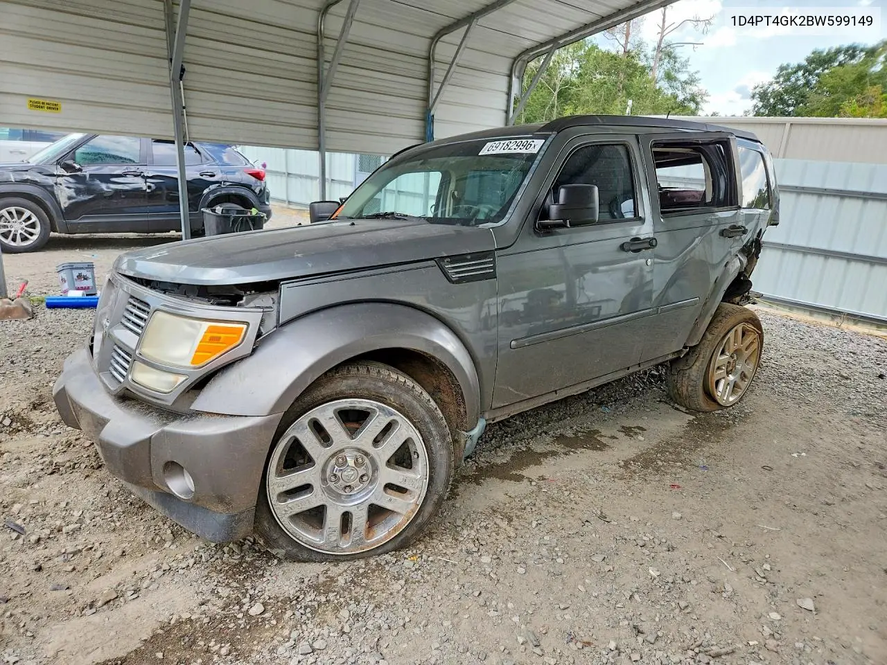 DODGE NITRO 2011, VIN 1D4PT4GK2BW599149