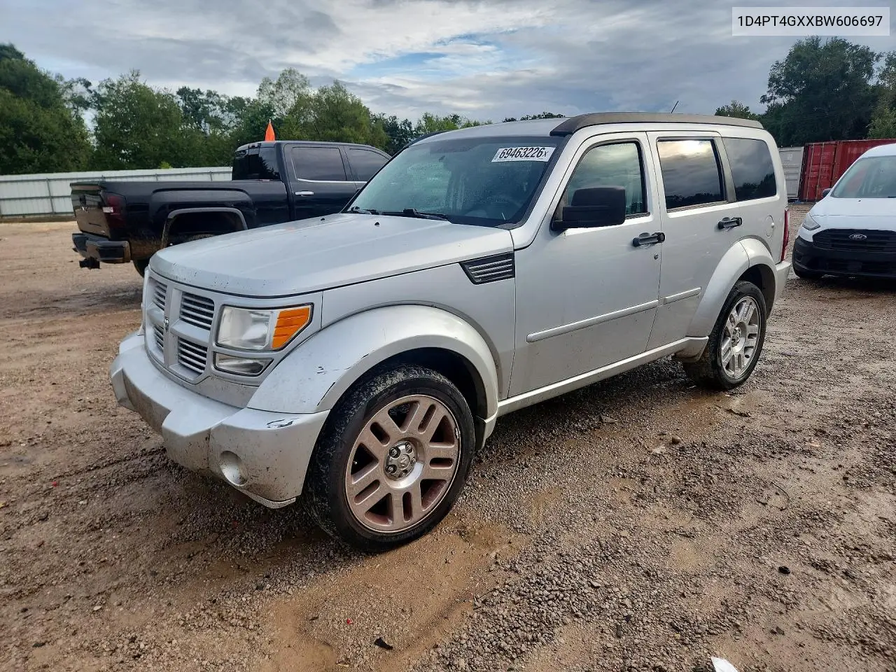 DODGE NITRO 2011, VIN 1D4PT4GXXBW606697