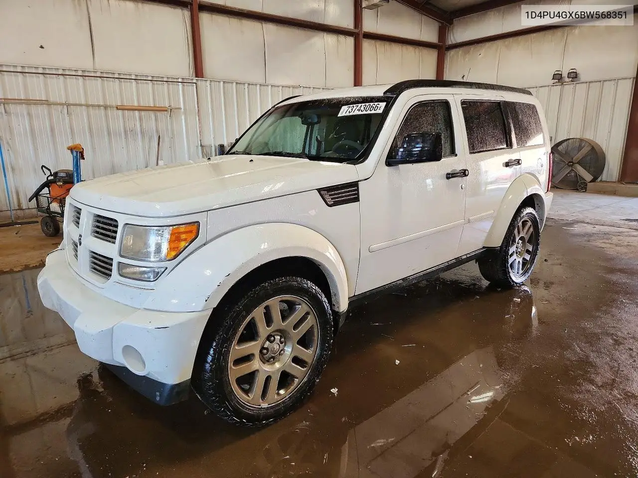DODGE NITRO 2011, VIN 1D4PU4GX6BW568351