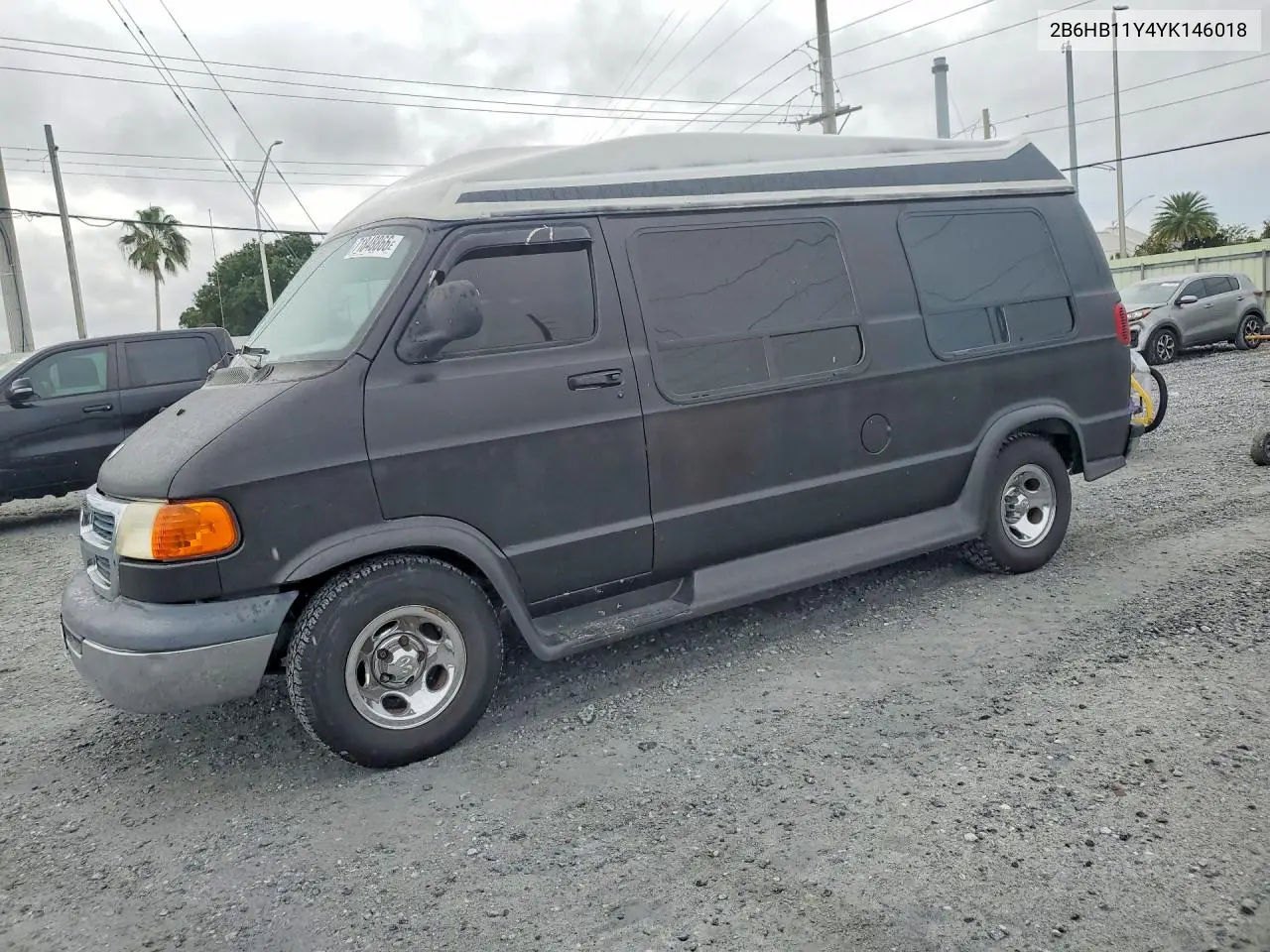 DODGE RAM VAN 2000, VIN 2B6HB11Y4YK146018