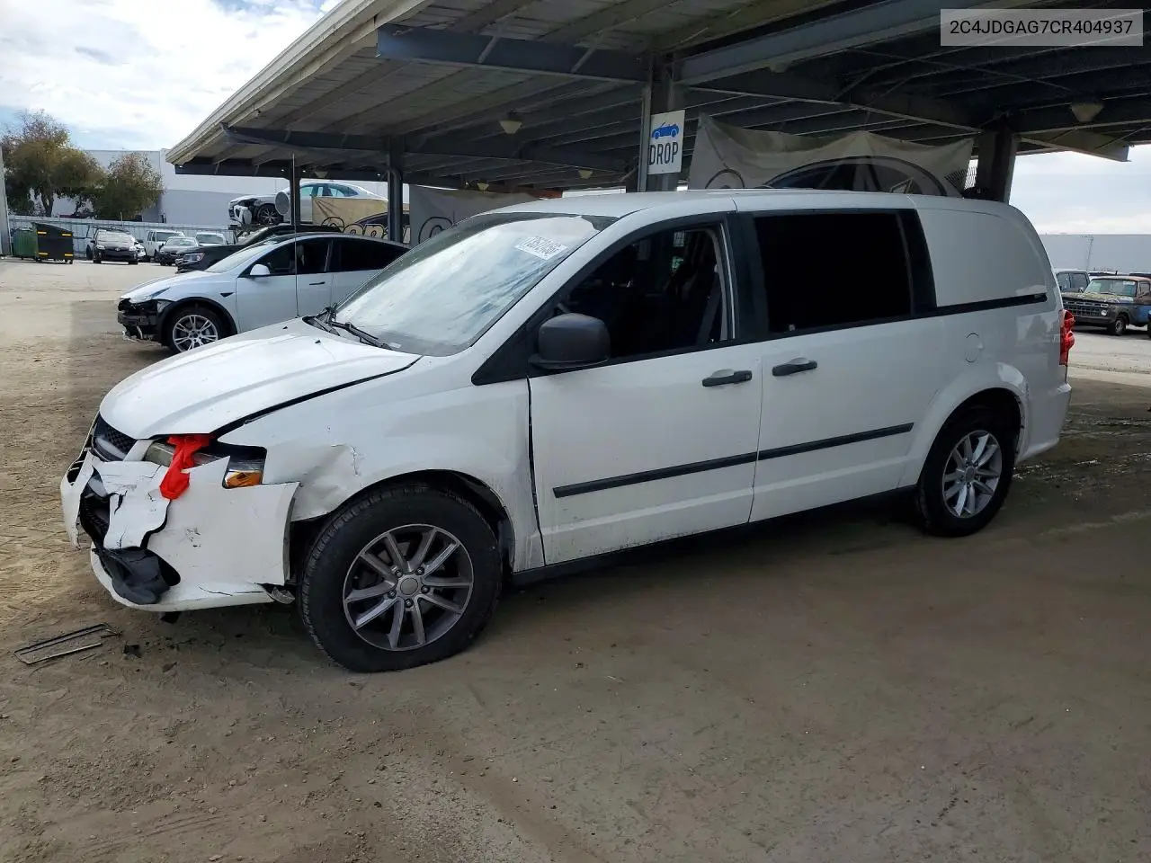 DODGE RAM VAN 2012, VIN 2C4JDGAG7CR404937