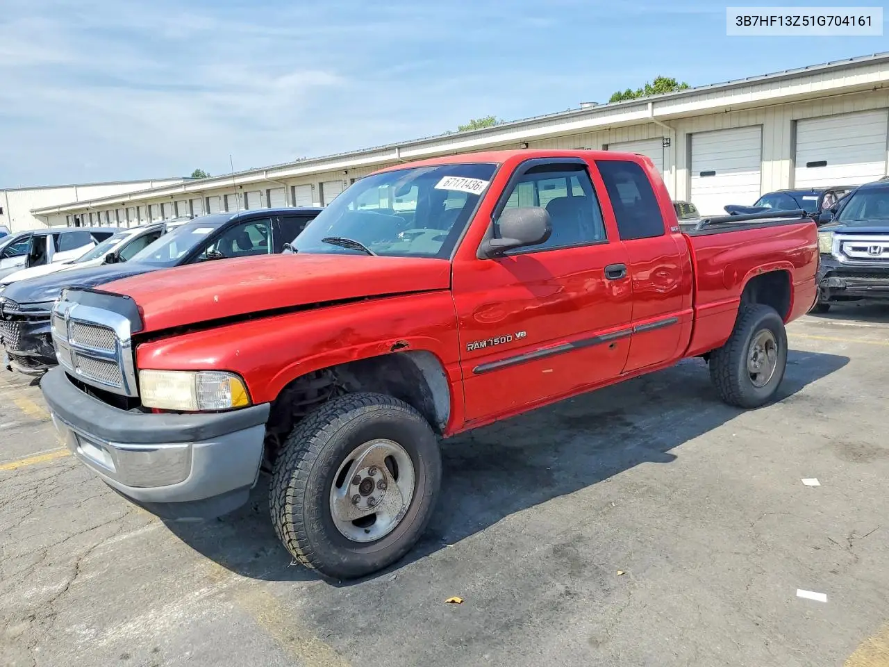 DODGE RAM 2001, VIN 3B7HF13Z51G704161