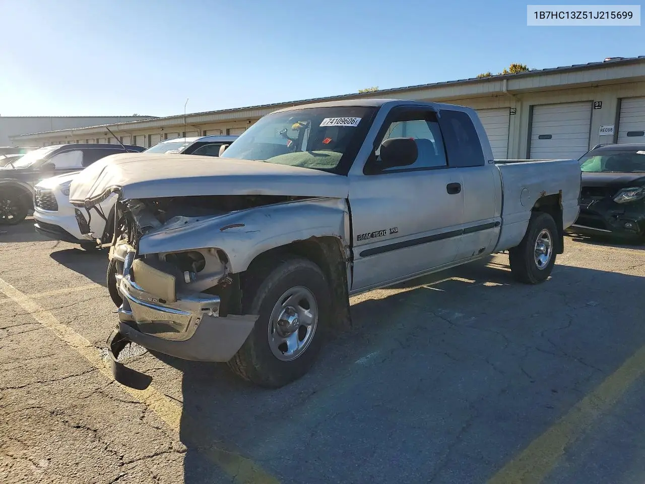 DODGE RAM 2001, VIN 1B7HC13Z51J215699
