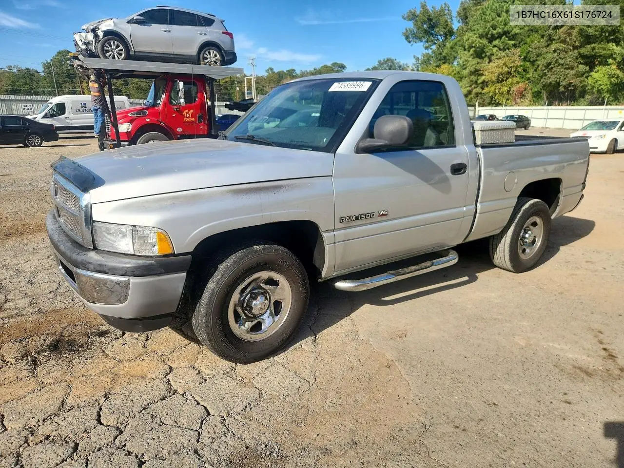 DODGE RAM 2001, VIN 1B7HC16X61S176724