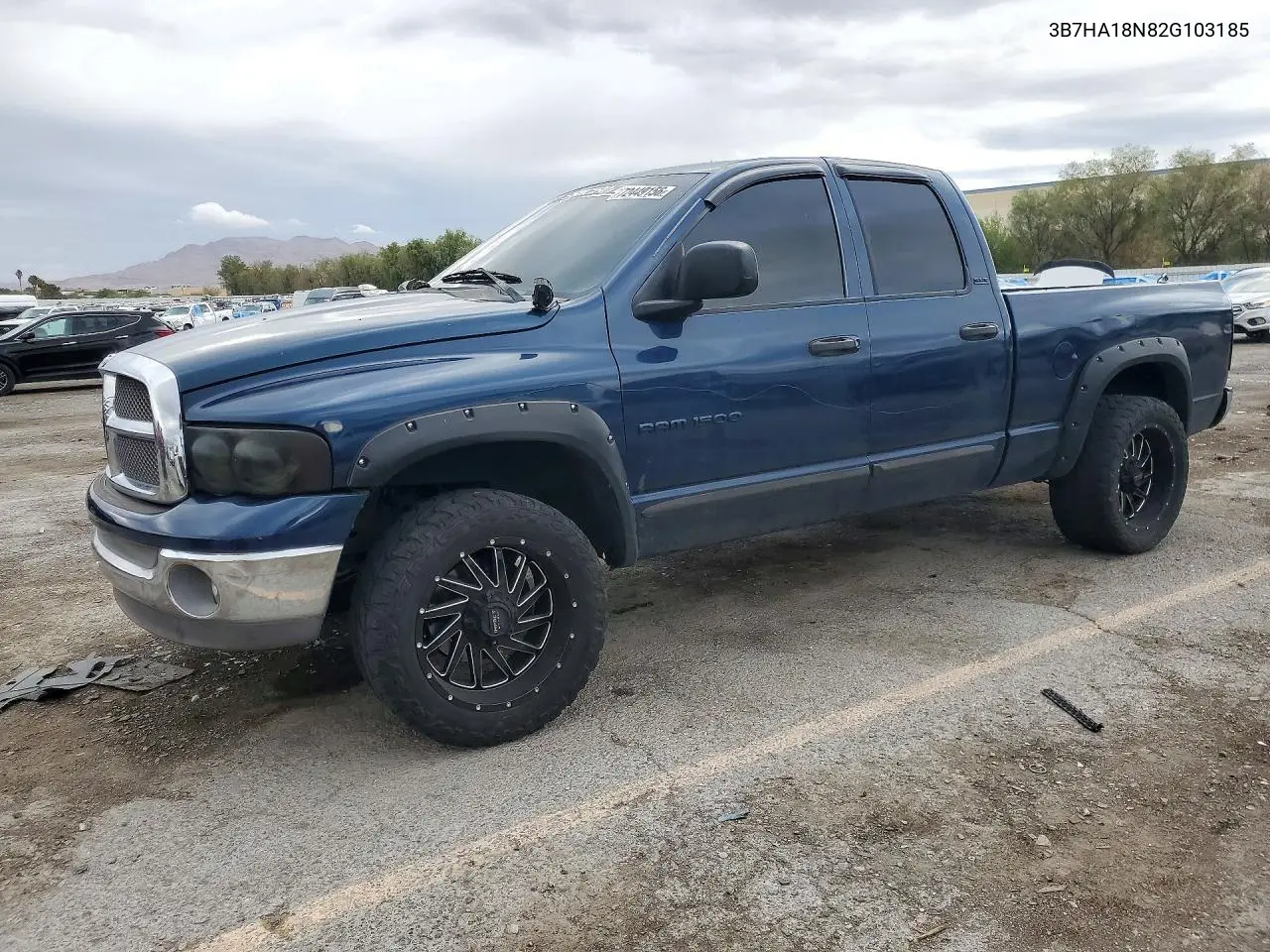 DODGE RAM 2002, VIN 3B7HA18N82G103185