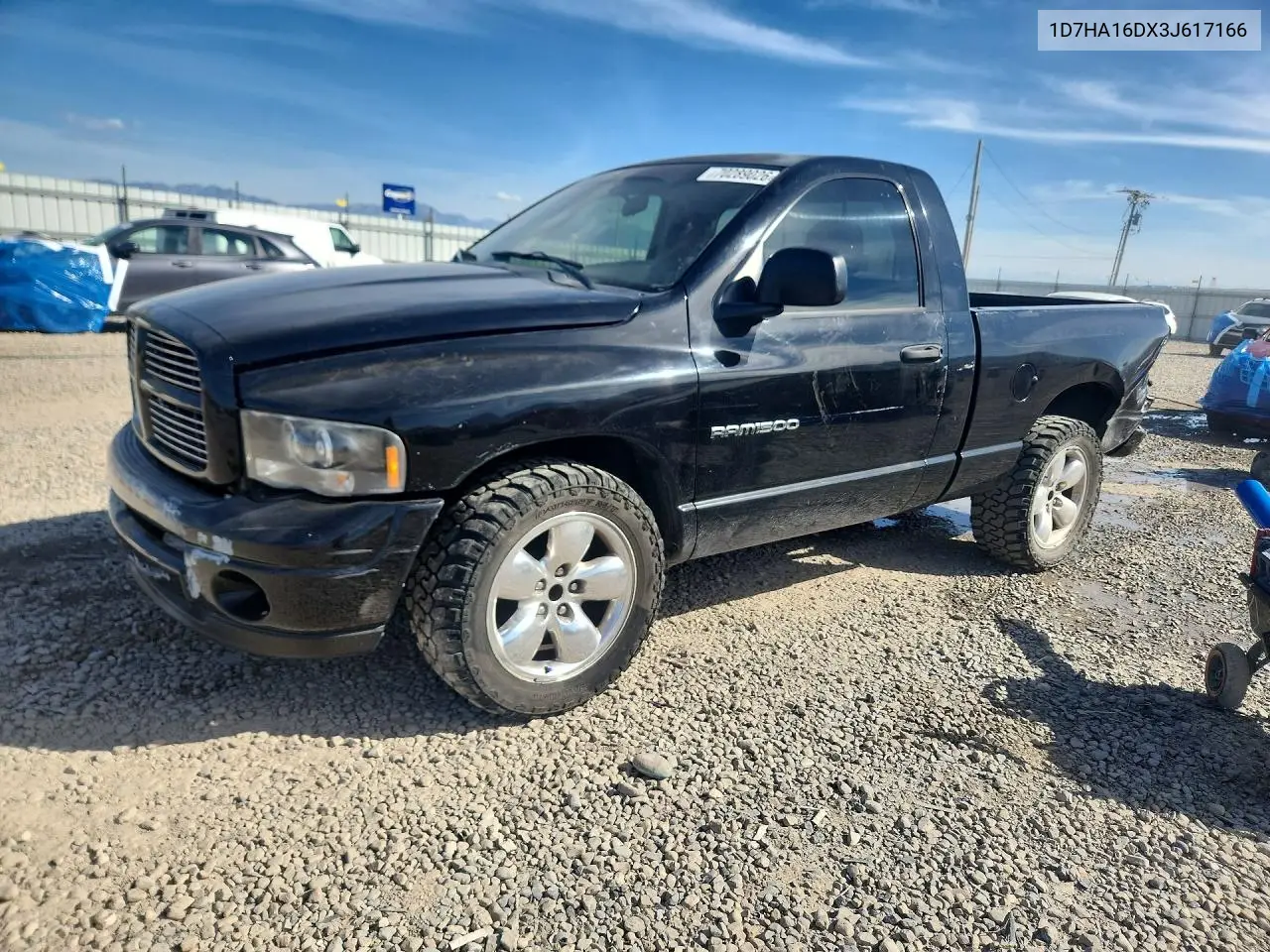 DODGE RAM 2003, VIN 1D7HA16DX3J617166