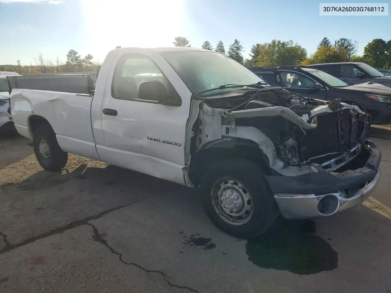 2003 DODGE RAM VIN 3D7KA26D03G768112 — фото 4