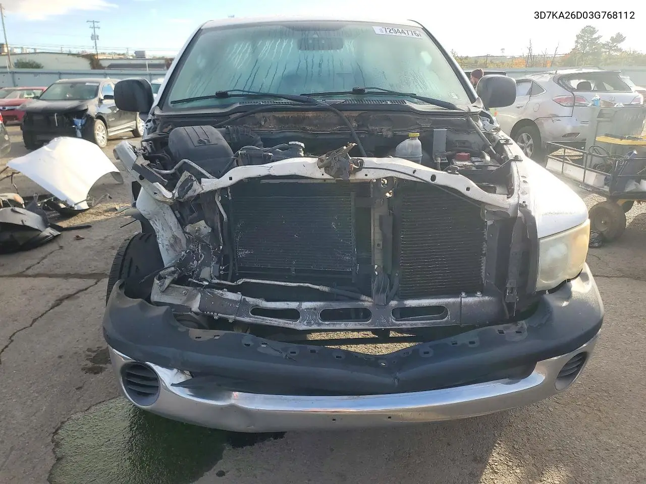 2003 DODGE RAM VIN 3D7KA26D03G768112 — фото 5