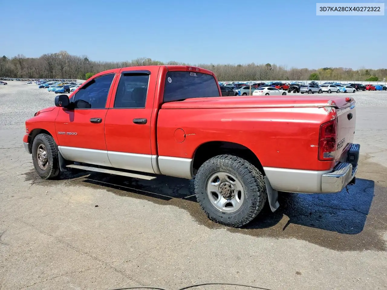 2004 DODGE RAM VIN 3D7KA28CX4G272322 — фото 2