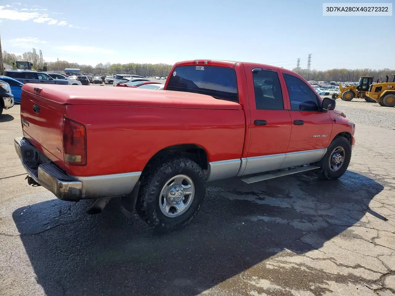 2004 DODGE RAM VIN 3D7KA28CX4G272322 — фото 3