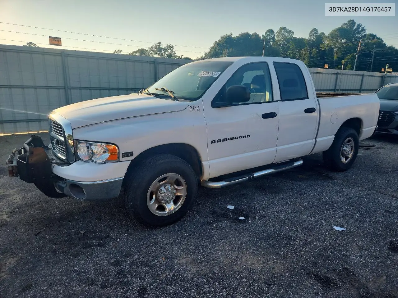 DODGE RAM 2004, VIN 3D7KA28D14G176457
