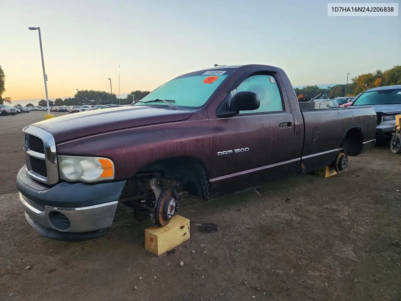 DODGE RAM 2004, VIN 1D7HA16N24J206838