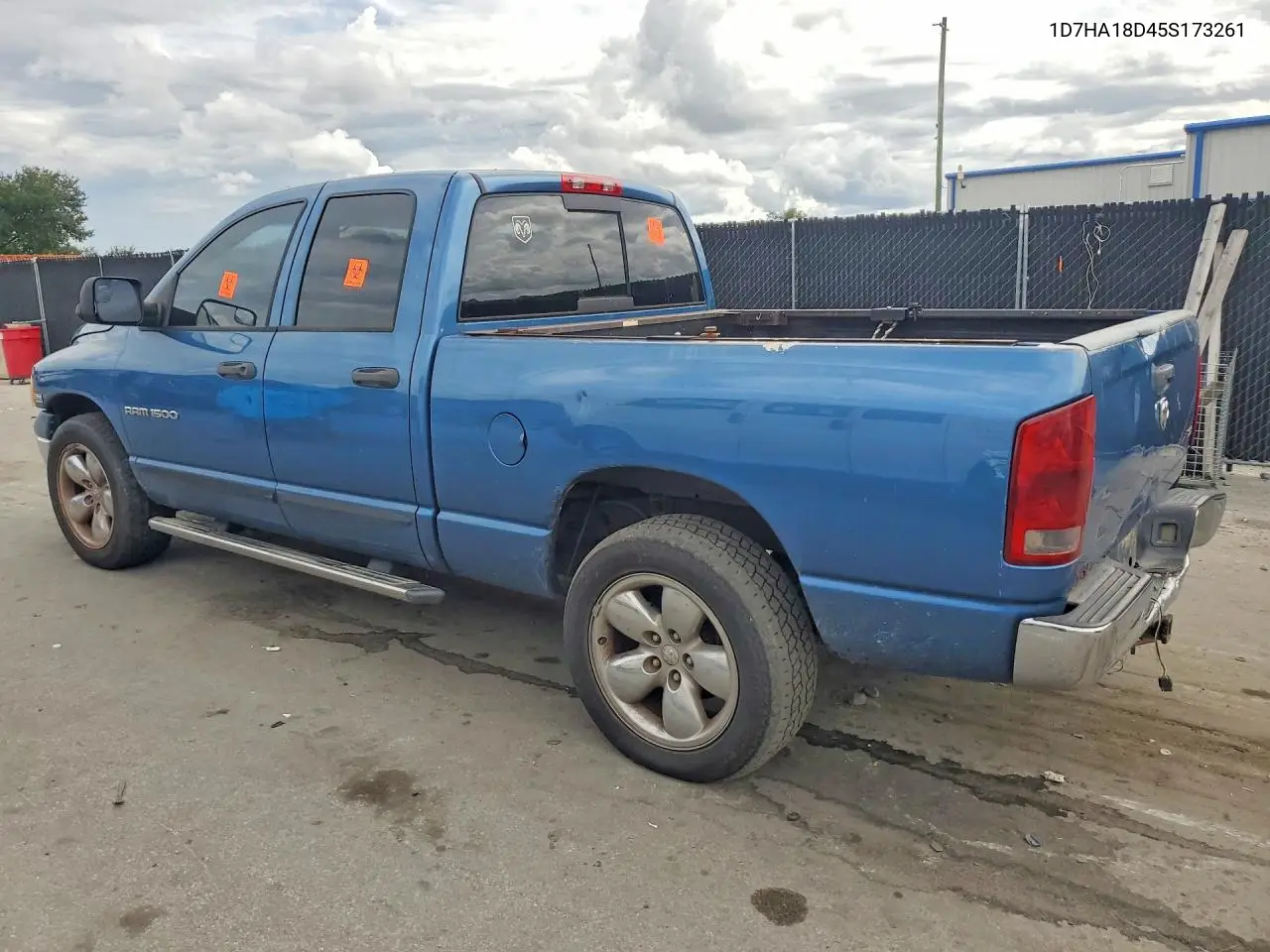 2005 DODGE RAM VIN 1D7HA18D45S173261 — фото 2