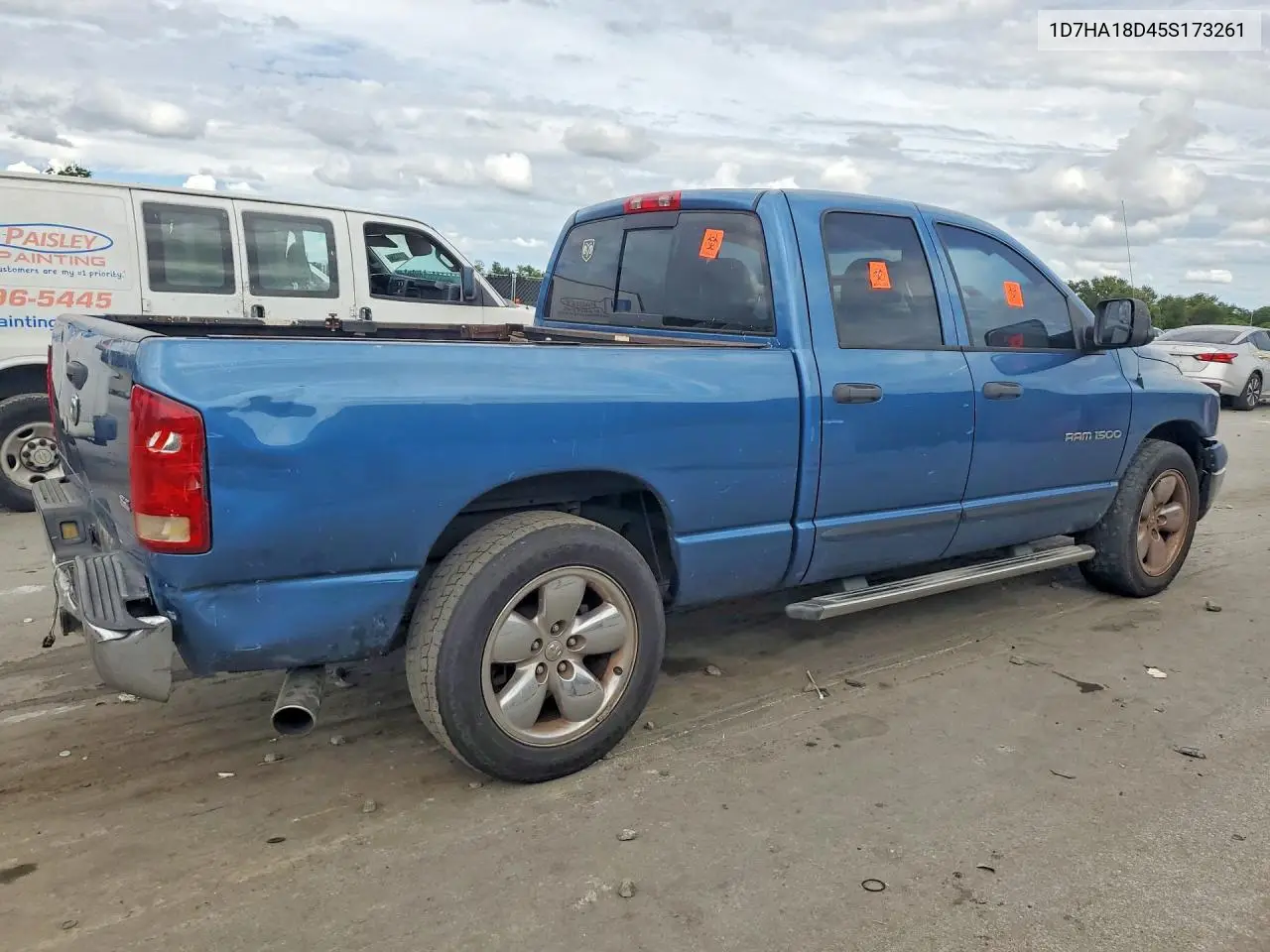 2005 DODGE RAM VIN 1D7HA18D45S173261 — фото 3