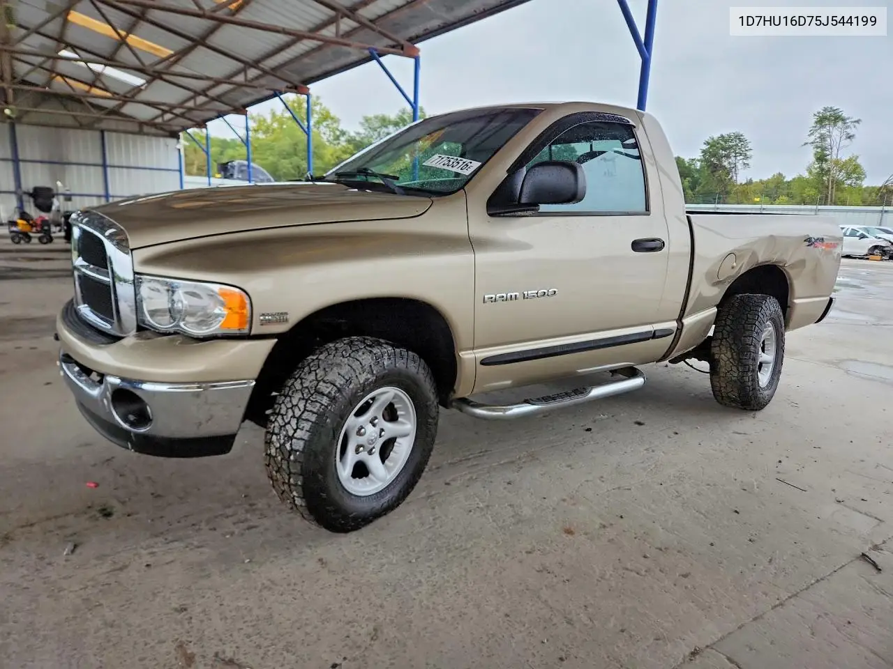 DODGE RAM 2005, VIN 1D7HU16D75J544199