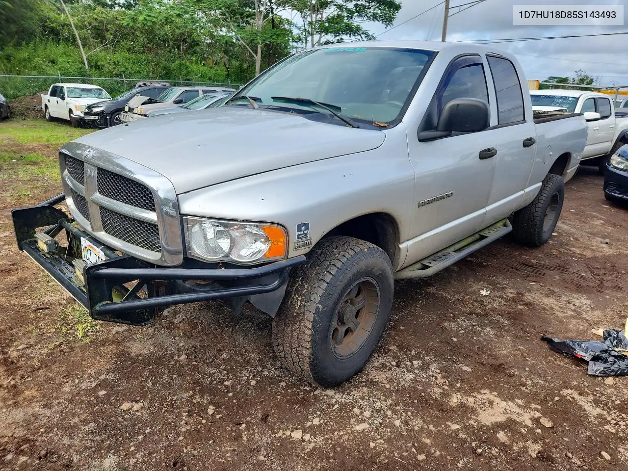 DODGE RAM 2005, VIN 1D7HU18D85S143493