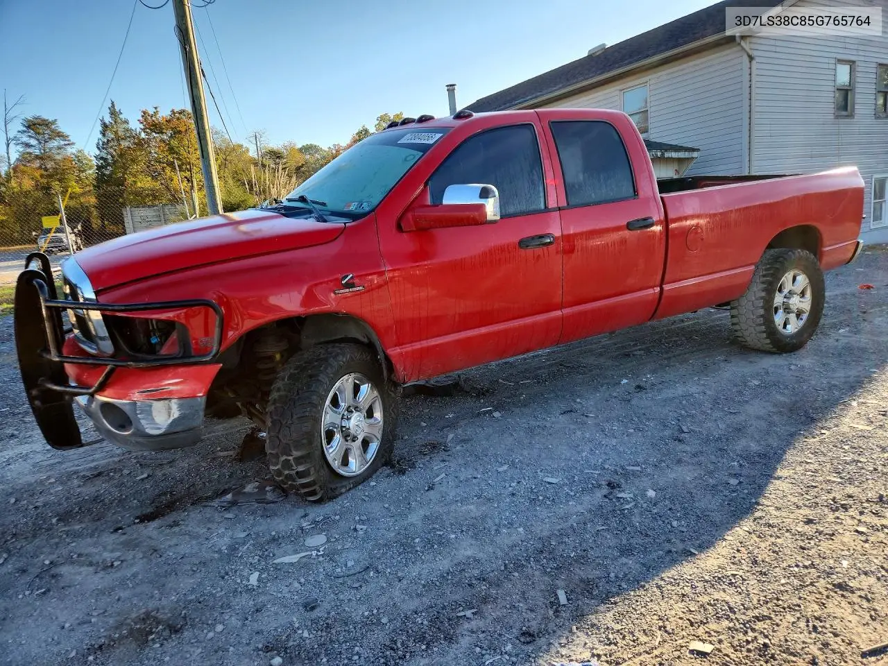 DODGE RAM 2005, VIN 3D7LS38C85G765764
