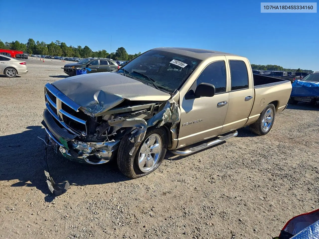 DODGE RAM 2005, VIN 1D7HA18D45S334160