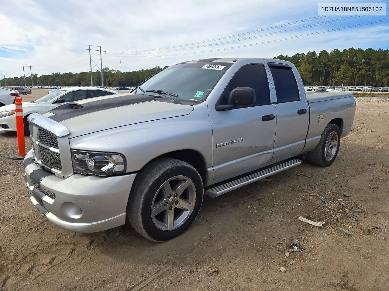 DODGE RAM 2005, VIN 1D7HA18N85J506107
