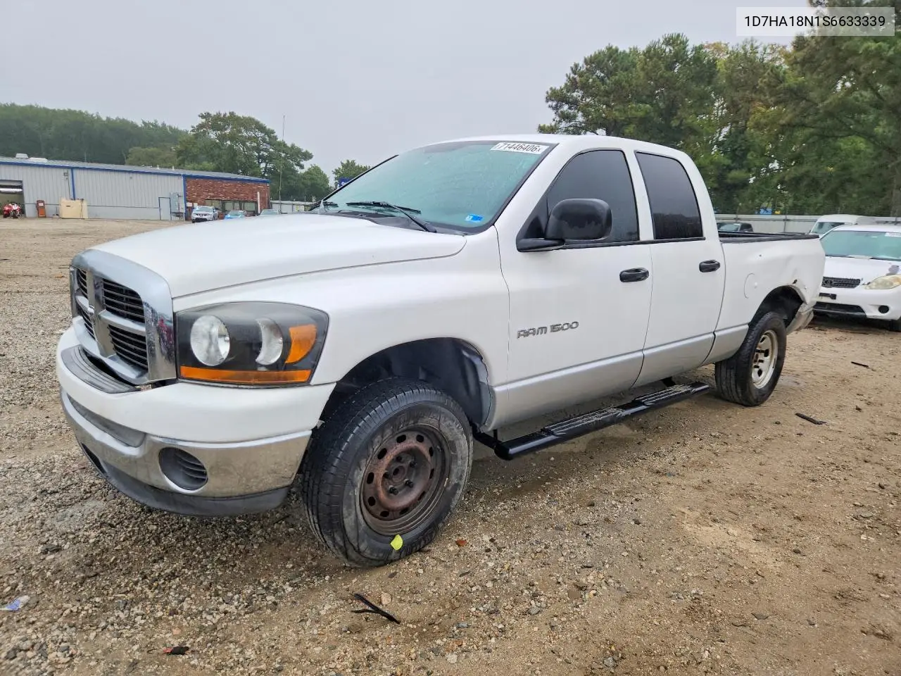 DODGE RAM 2006, VIN 1D7HA18N1S6633339