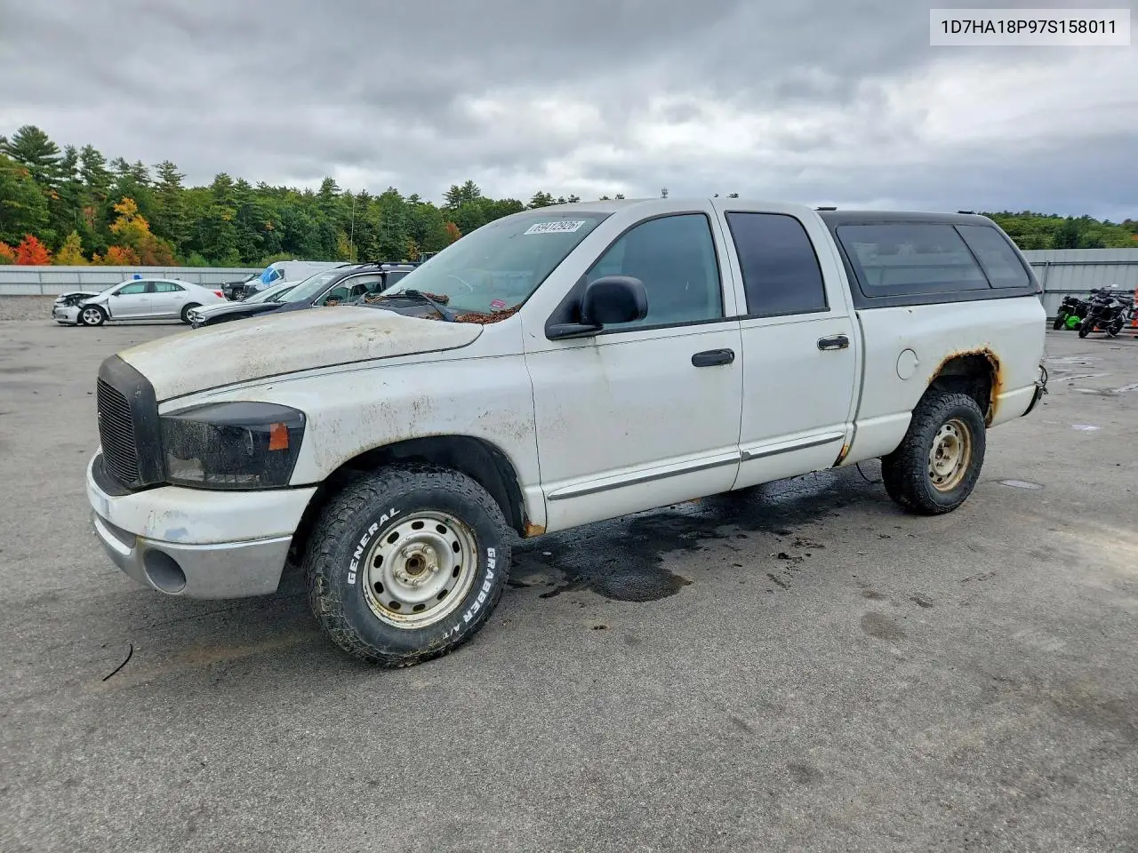 DODGE RAM 2007, VIN 1D7HA18P97S158011