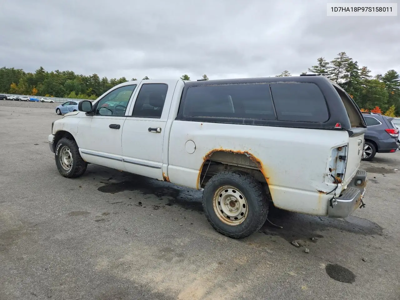 2007 DODGE RAM VIN 1D7HA18P97S158011 — фото 2