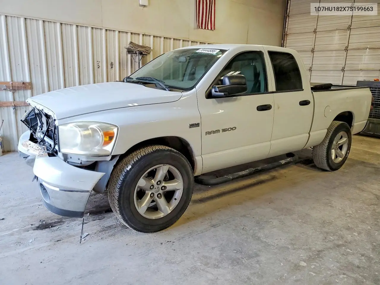 DODGE RAM 2007, VIN 1D7HU182X7S199663