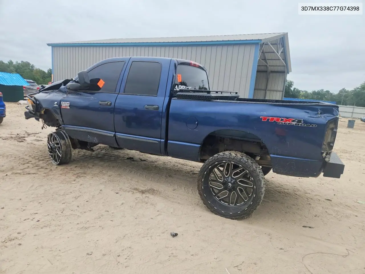 2007 DODGE RAM VIN 3D7MX338C77G74398 — фото 2