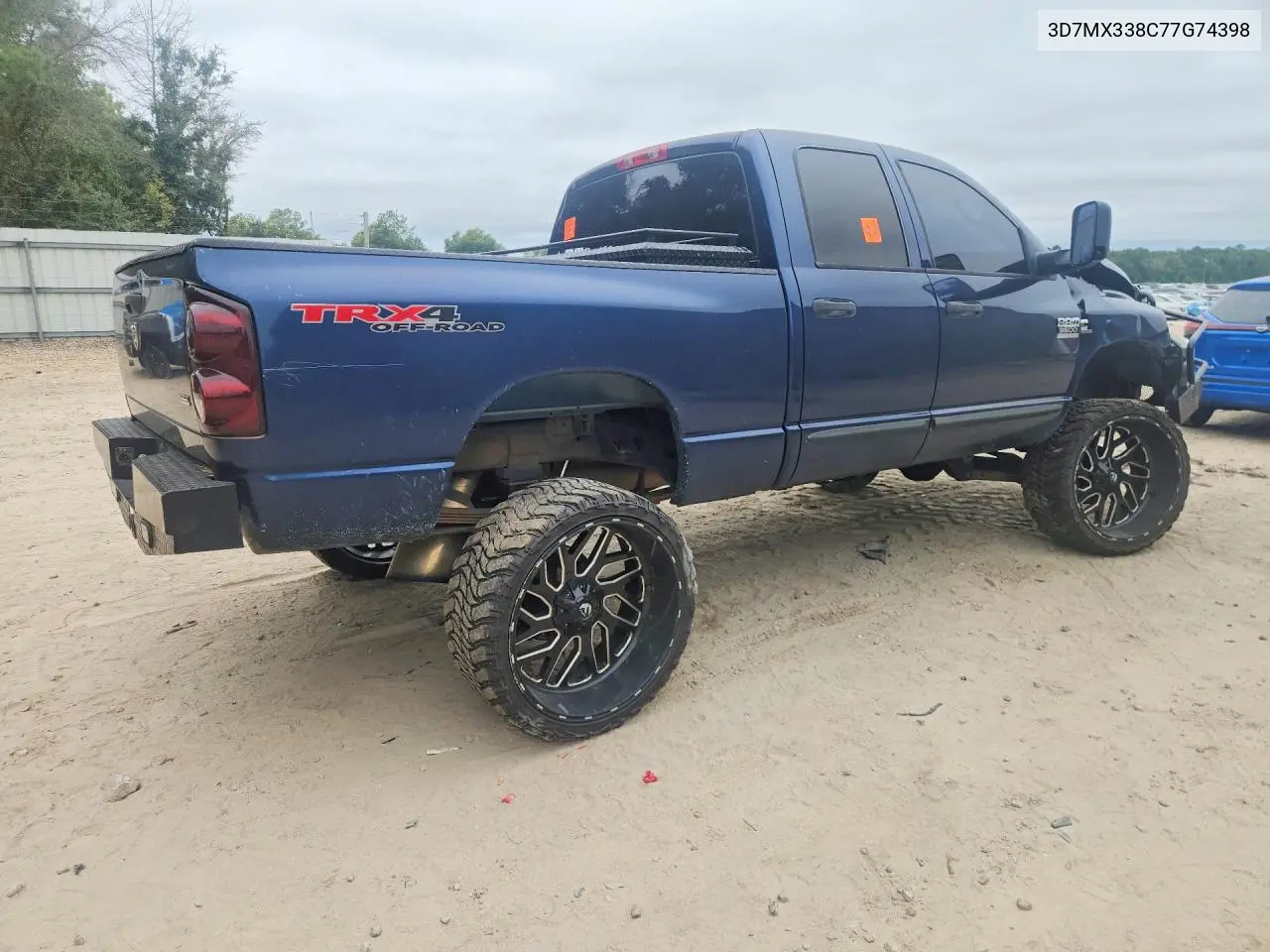 2007 DODGE RAM VIN 3D7MX338C77G74398 — фото 3