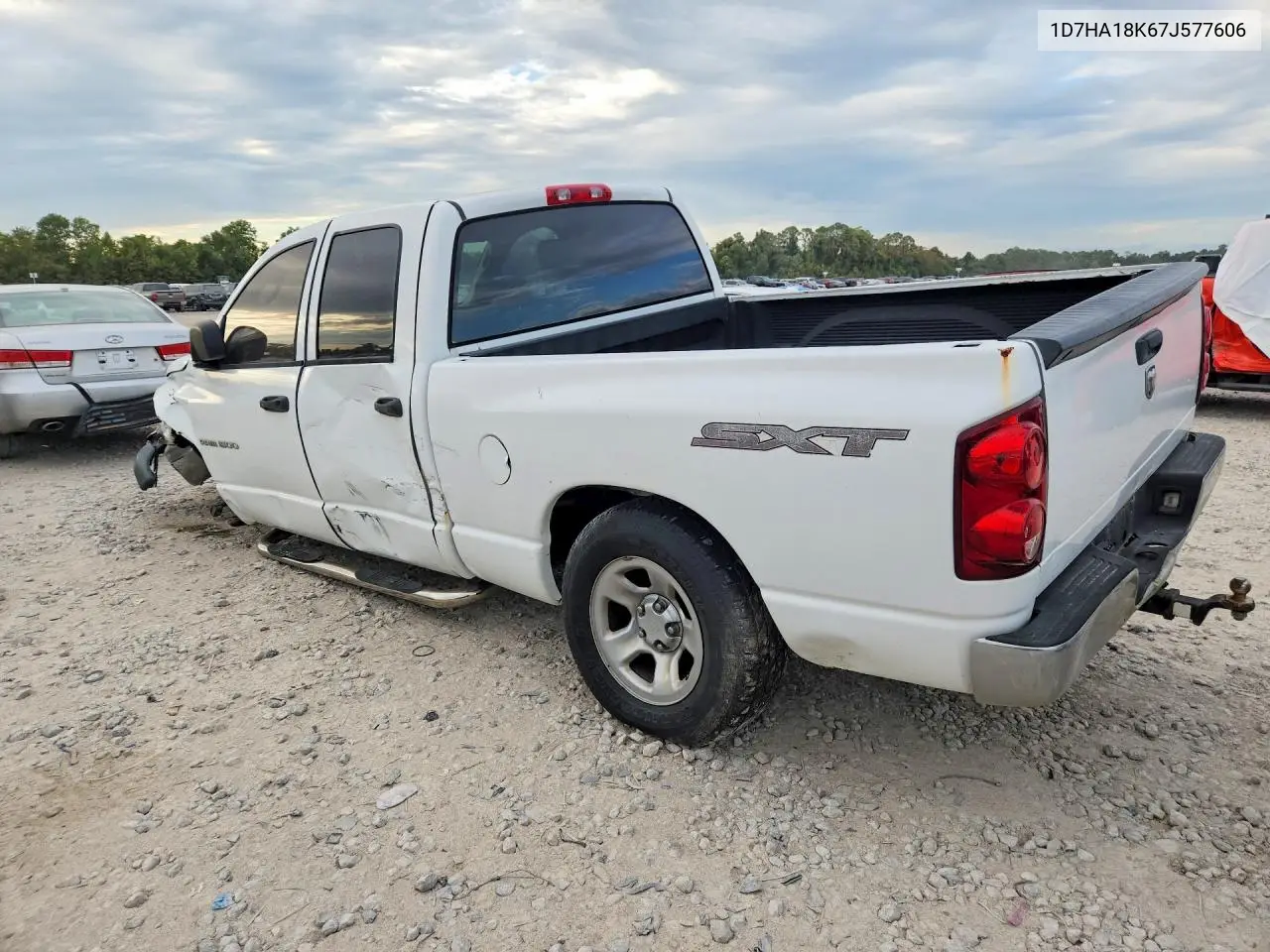 2007 DODGE RAM VIN 1D7HA18K67J577606 — фото 2