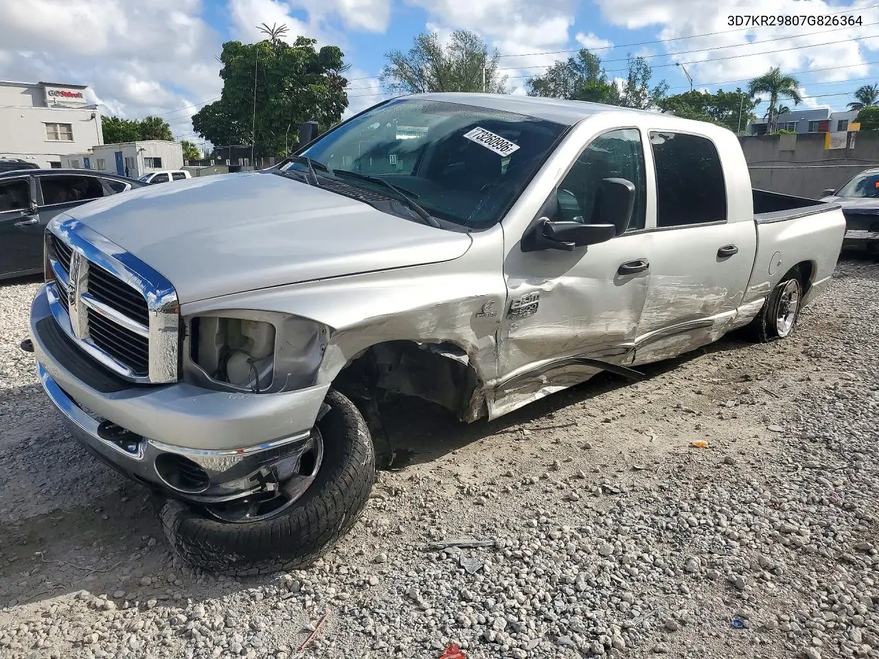 DODGE RAM 2007, VIN 3D7KR29807G826364
