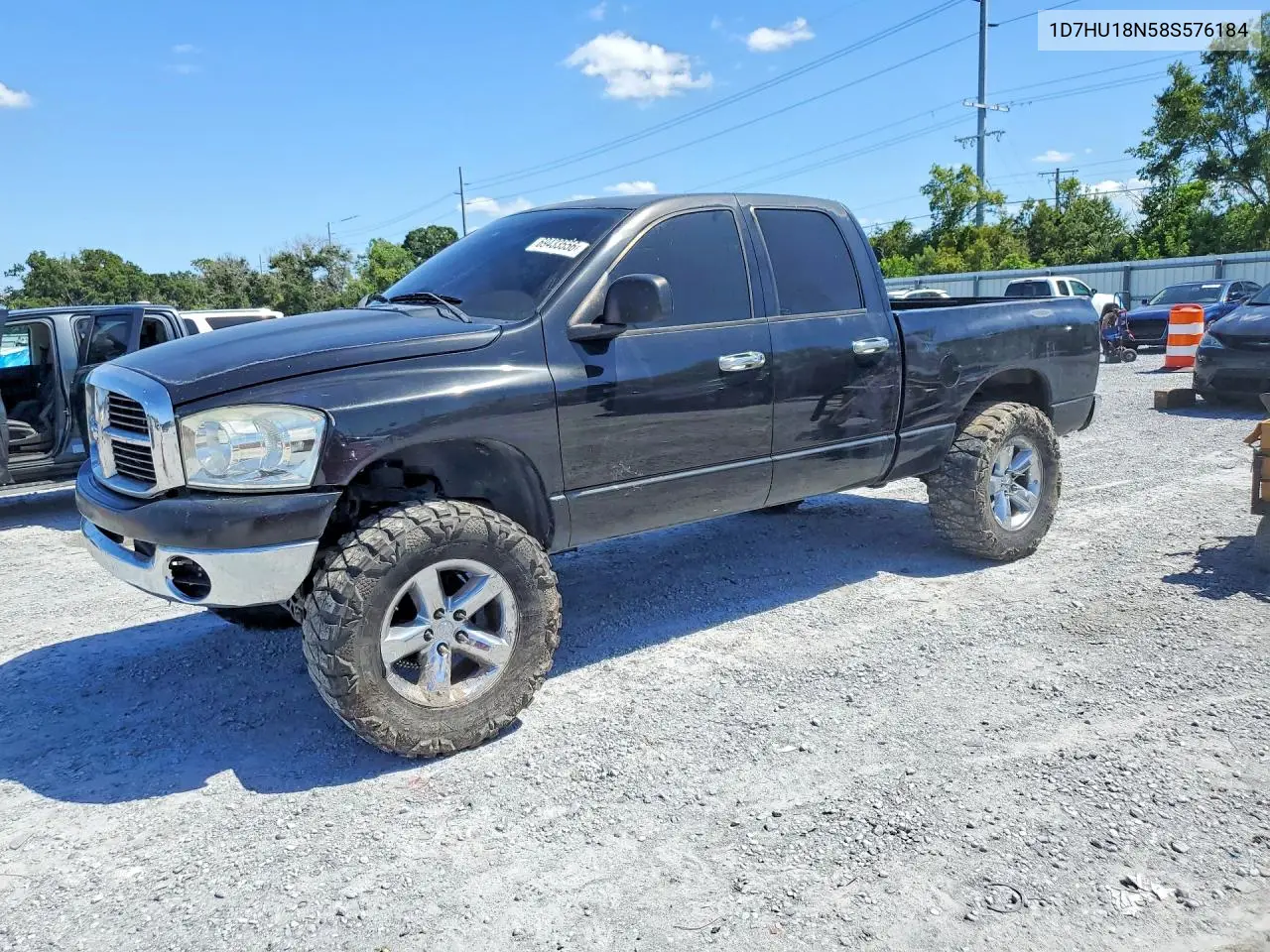 DODGE RAM 2008, VIN 1D7HU18N58S576184