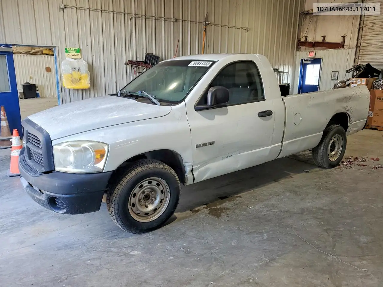 DODGE RAM 2008, VIN 1D7HA16K48J117011