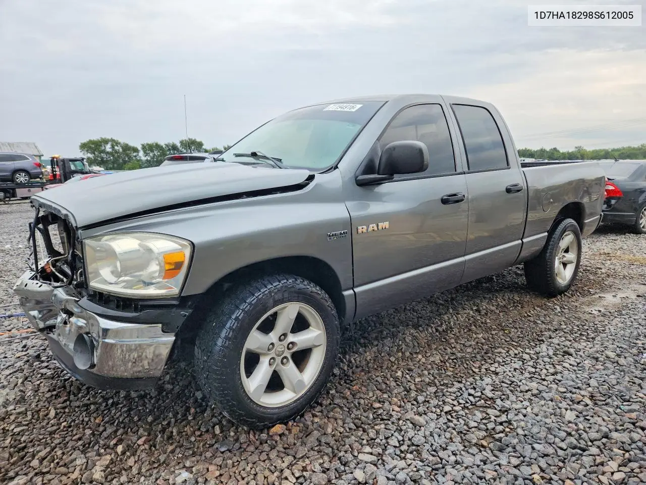 DODGE RAM 2008, VIN 1D7HA18298S612005