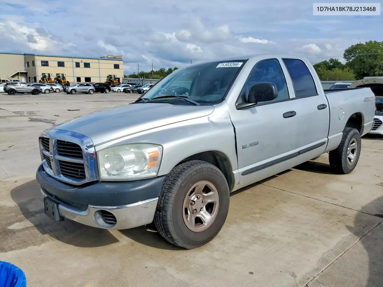 DODGE RAM 2008, VIN 1D7HA18K78J213468