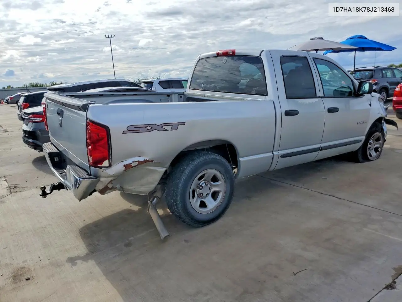 2008 DODGE RAM VIN 1D7HA18K78J213468 — фото 3