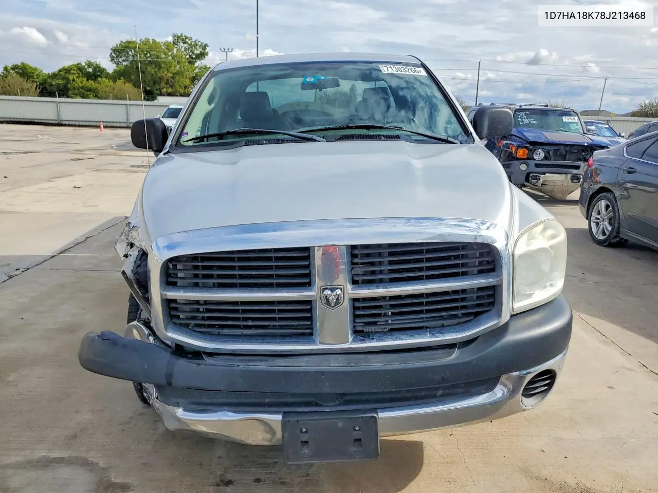 2008 DODGE RAM VIN 1D7HA18K78J213468 — фото 5