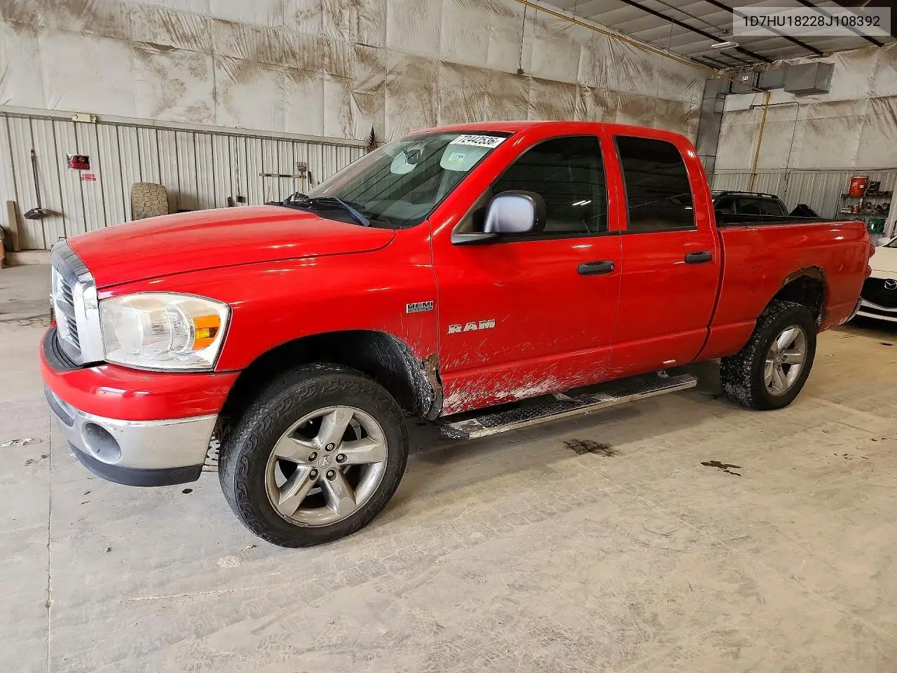 DODGE RAM 2008, VIN 1D7HU18228J108392