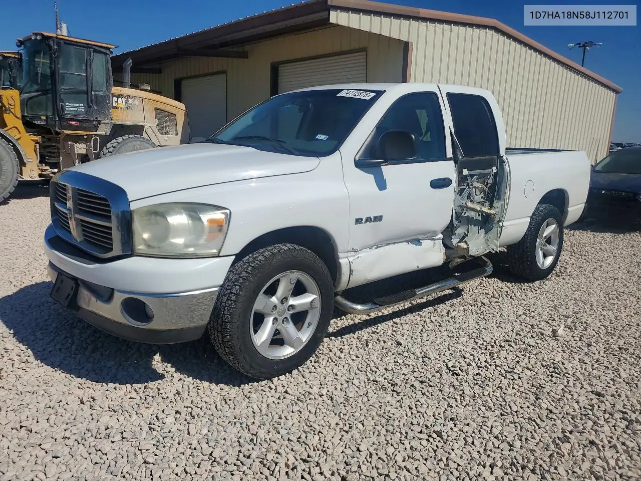 DODGE RAM 2008, VIN 1D7HA18N58J112701